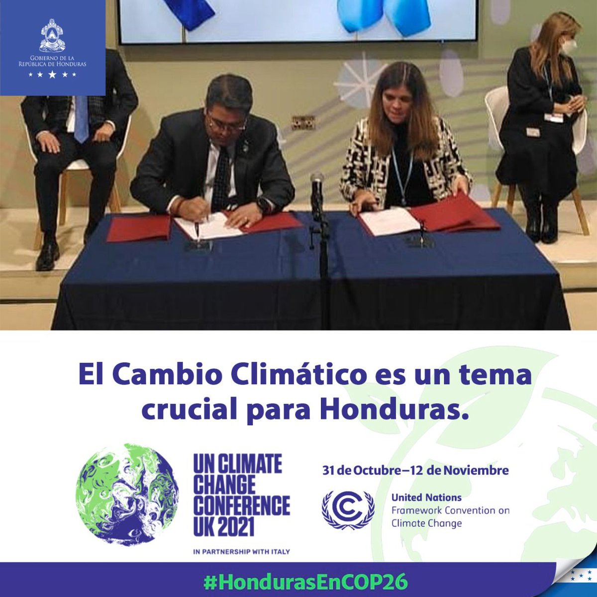 LuisColindresHN's tweet photo. Presidente @JuanOrlandoH participa en la Conferencia de las Naciones Unidas Sobre el Cambio Climático.
#HondurasEnCOP26 https://t.co/DtD2qxtTEi