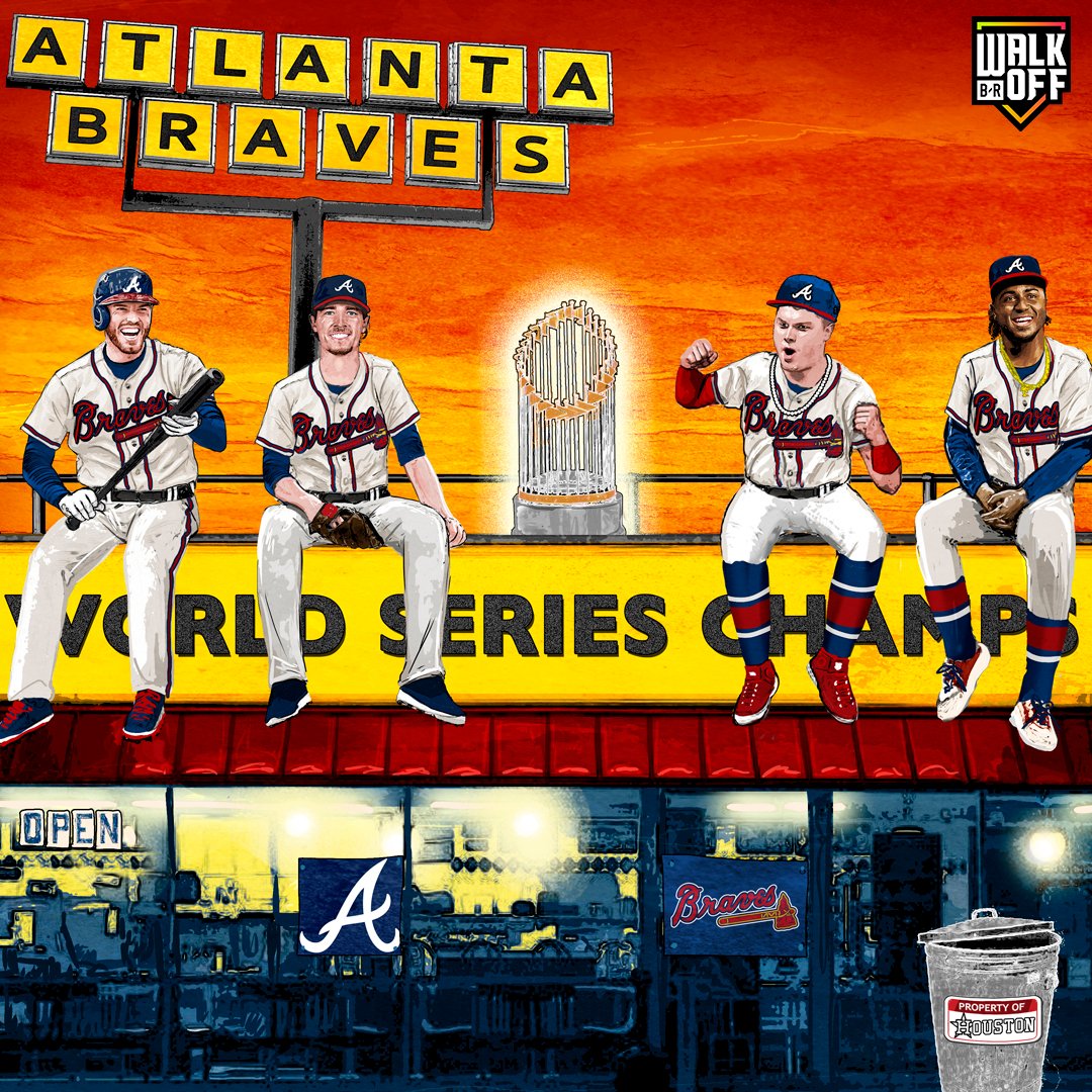 Bleacher Report on X: For the first time since 1995, the Atlanta Braves  are World Series champions! 🏆  / X