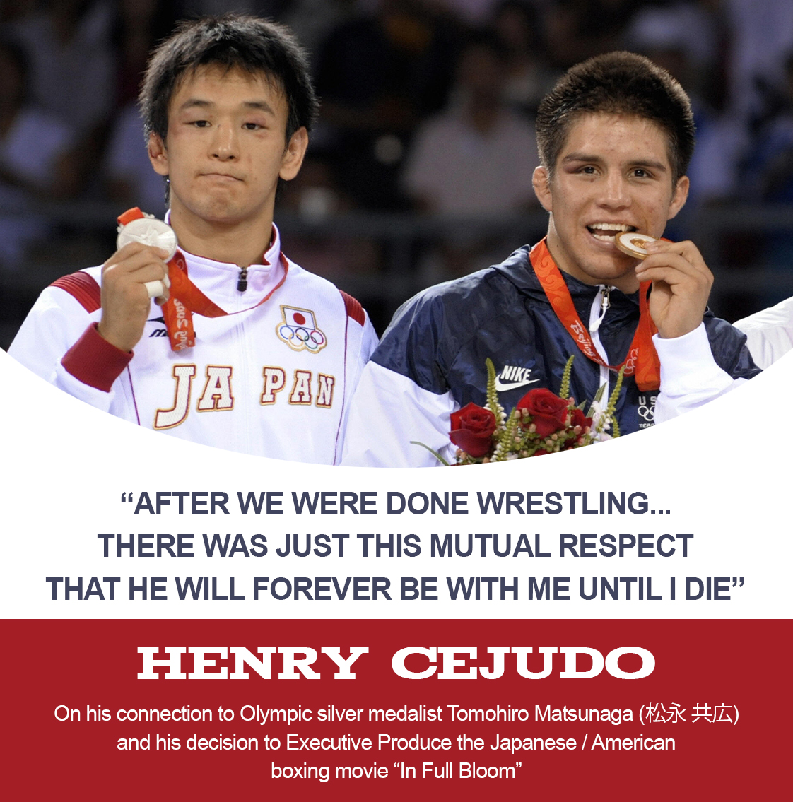 HenryCejudo's tweet photo. With me until I die 🇺🇸 🇯🇵 https://t.co/IilW04fhBj