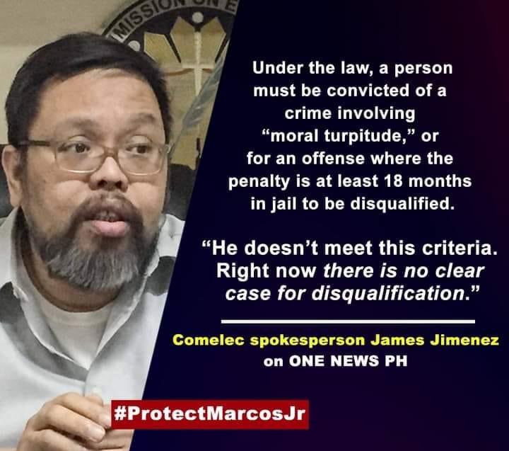 EmmaEiight's tweet photo. "Our camp does NOT engage in gutter politics. Our camp is about nation building." 

Landslide win @bongbongmarcos 

#ProtectMarcosJr https://t.co/QY3p2BXVqr