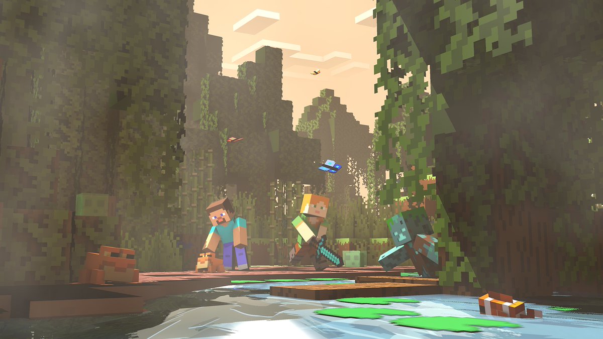 ILoboFe's tweet image. - Wallpaper Minecraft -
        - Pantano -
     - Mojang Style -
- Rt y Fav se agradece -