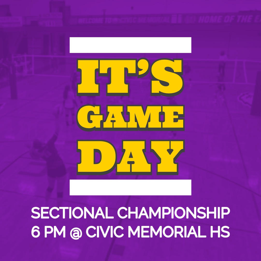Feels like a great day for a sectional championship! Don't forget to bring permission slips for the fan bus if you signed up. Pajamas all day and at the game. If you are riding the bus, food will be served (free) at 3:15 in the cafeteria. Let's win and play one more home game!