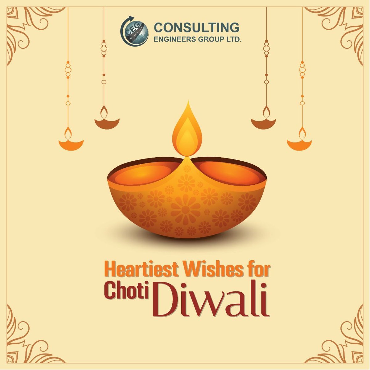 cegindia's tweet photo. @cegindia family wishes you a Happy Choti Diwali!

#CEG #JoinCEG #30YearsOfNationBuilding #BestPlaceToWork #ChotiDiwali https://t.co/tpu4uMG2em