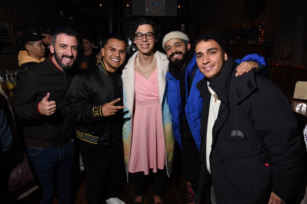 SteveEichner's tweet photo. The @axiechat party in NYC was a blast! See lots more photos here: https://t.co/xkfJCm3UbI @Jihoz_Axie @brycent @baronar_nft @ZyoriTV @amypeniston @axiesisters @AxieInfinity Love you guys! https://t.co/f417GDQjKB