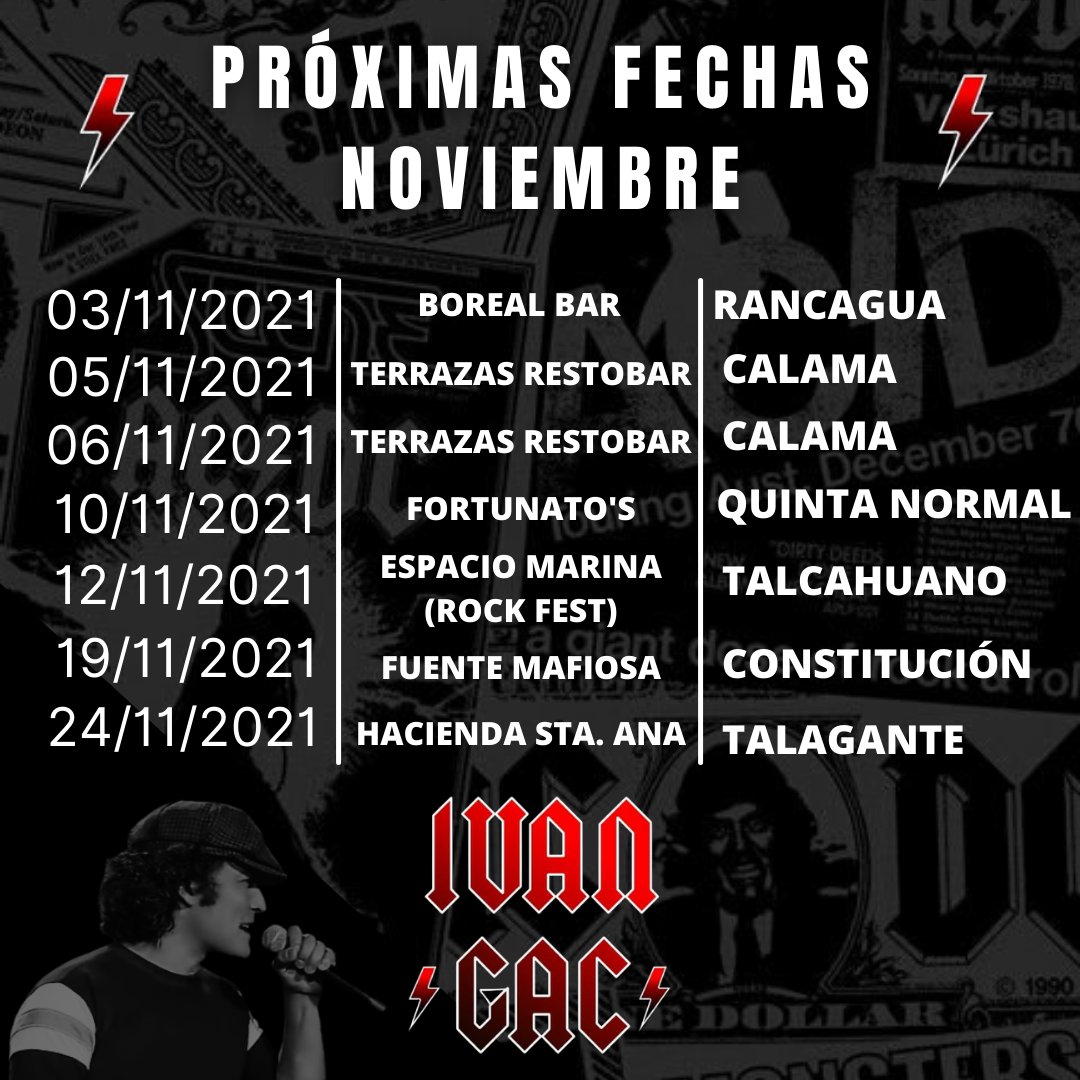 Las y los espero este noviembre ⚡
