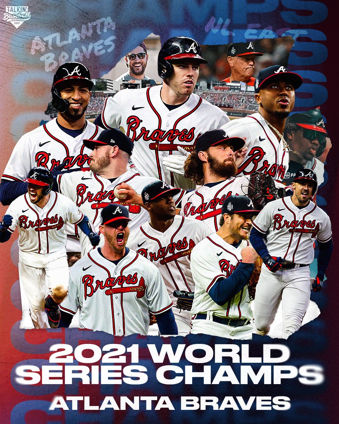 Atlanta Braves World Series Champions 2021 poster