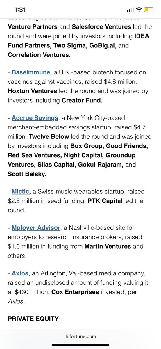 Great to see Mictic’s funding news with PTK Capital and Moby <a href="/thelittleidiot/">moby XⓋX</a> in <a href="/thetermsheet/">Fortune Term Sheet</a> today! Thanks <a href="/ShenLucinda/">Lucinda Shen</a>!

fortune.com/newsletter/ter…