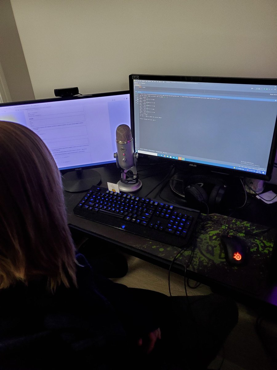 BryceBrandford's tweet image. Followed along with a video and wrote a number guessing game, was the first thing I wrote that my wife had tried! Was fun but had to copy most of it because I&apos;m a #codenoob