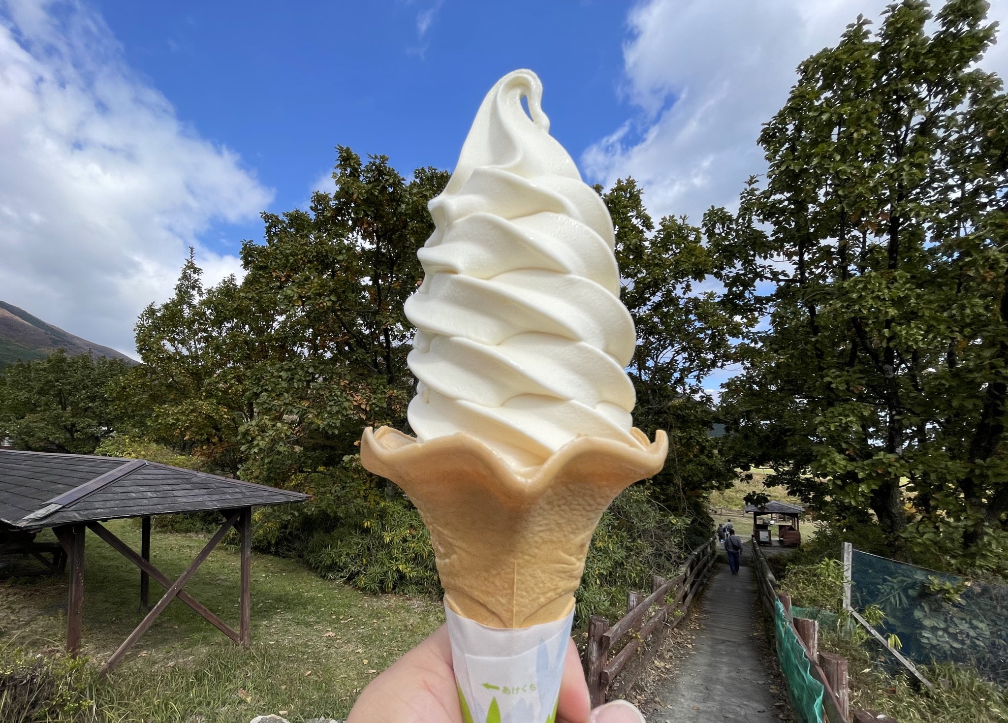 アイスマン福留 売上個数日本一ガンジーファームの ガンジーソフトクリーム バニラをベースに希少なガンジー種から搾られたゴールデンミルクを使用した濃厚な味わいが特徴 納得のおいしさ T Co Bnjxc19g4r Twitter