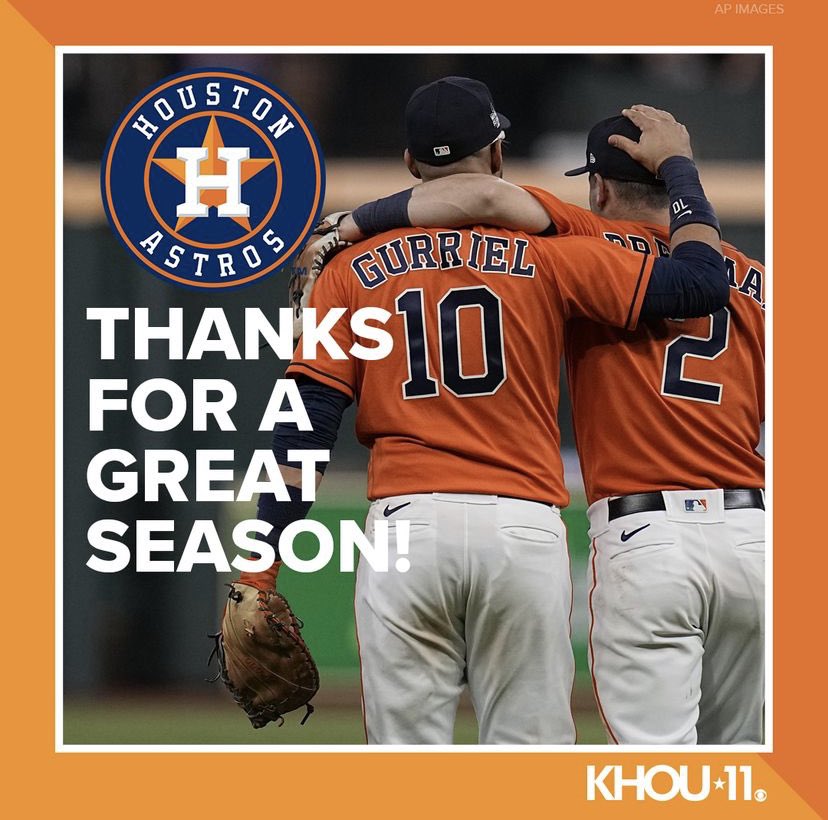 Making it to the World Series three times in five years is still something to celebrate! #ForTheH always 🧡💙
#Astros #WorldSeries #KHOU11

khou.com/article/sports…