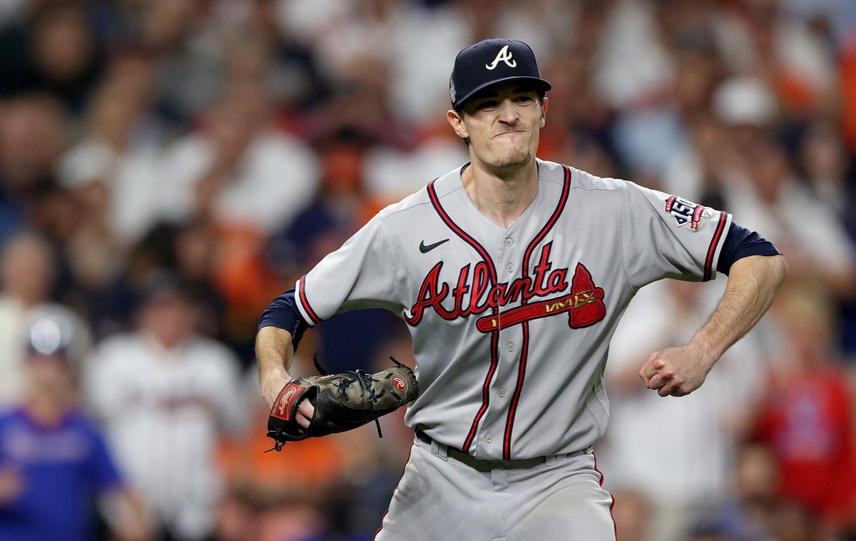 MLBStats's tweet photo. The @Braves have the largest shutout win (7-0) in a #WorldSeries clinching game since the 1985 Royals. https://t.co/0zndAymCKY