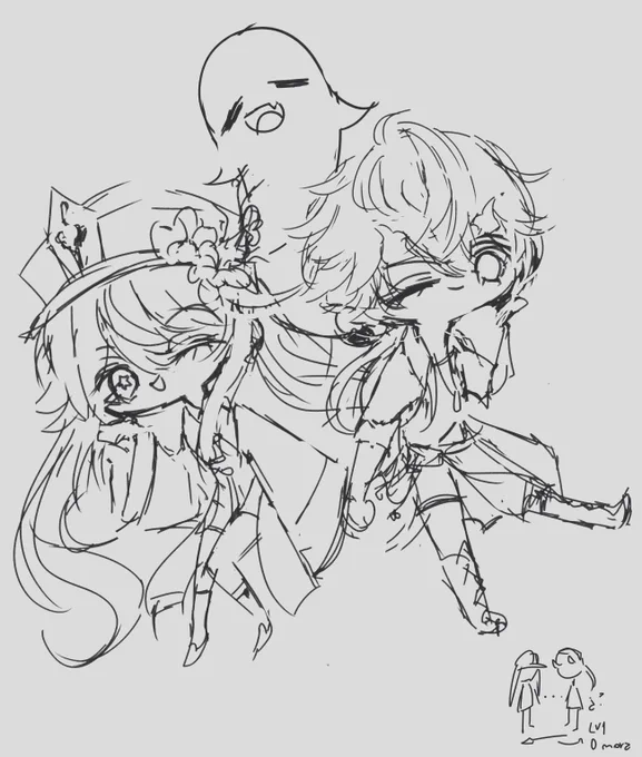 aaa I'm so happy they're home 😭😭 I just,,, don't have a weapon for both of them,,,,

#原神 #HuTao #thoma #GenshinImpact 