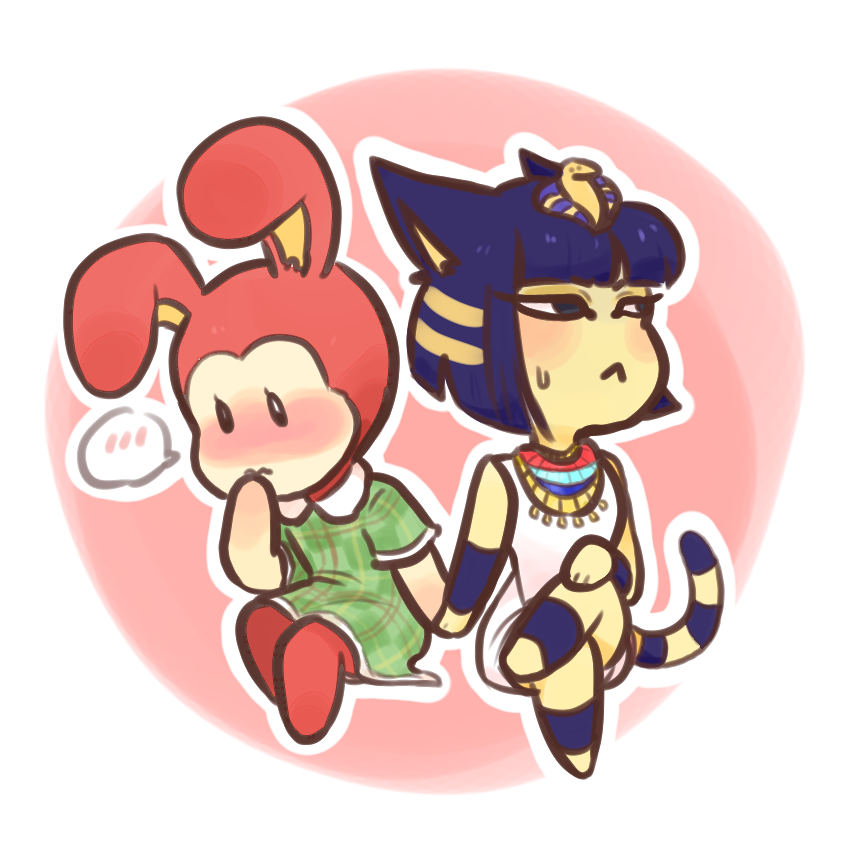BeegMeedge's tweet photo. they'RE TOO CUTE YOU GUYS
#animalcrossing #bunnie #ankha #acnh #fanart https://t.co/0tFWApp03v