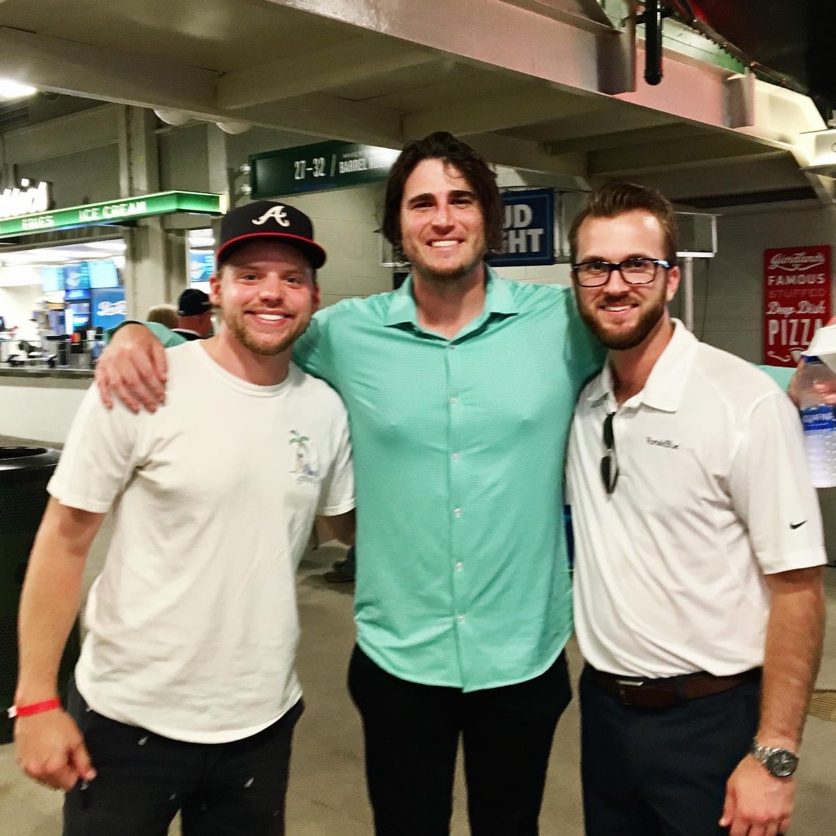 NathanElleson's tweet photo. Congratulations to my good friend (Atlanta @Braves Manager) Brian Snitker, Ace closer Luke Jackson &amp; ownership group for winning the World Series!

I’m happy to see the cheaters (@Astros) get chopped by the @Braves so deserving. Congrats my friends—was with you all season.☝️🏆⚾️ https://t.co/k5xUXakvDI