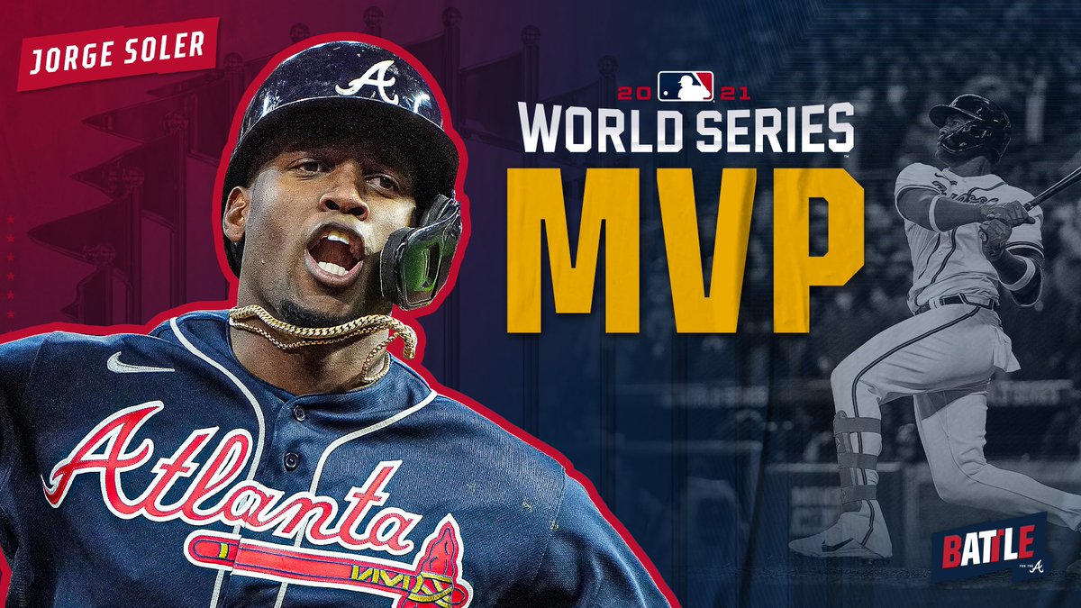 Your #WorldSeries MVP: <a href="/solerpower12/">Jorge Soler</a>!

#BattleATL