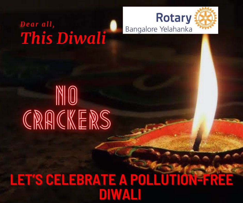 RotaryYelahanka's tweet photo. Our ancestors have thought us to overcome Darkness through Light!!
Let the auspicious light of Diya and the Holy chants fill your life with happiness and prosperity forever.
RBY wishes you a very Happy and a Pollution free Diwali. https://t.co/uJAtDqmHog
