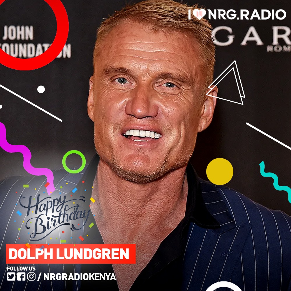 Swedish actor and film maker,Dolph Lundgren turns 64 today.Happy birthday to him   