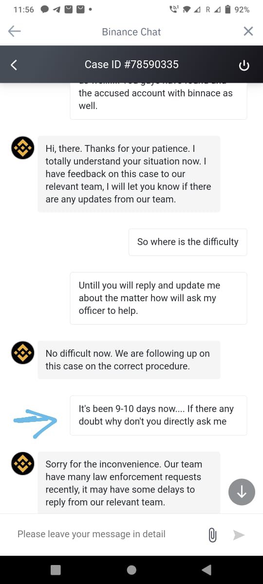 Techwacktarun's tweet photo. @cz_binance Hi CZ. I’m binance user  since 4 yrs and referred it to 1000s.. I have become victim of a phishing scam and my 0.7827 BTCs have been moved to hackers account on Binance…. I have filed complaint to local police as guided by support… But now binance is not helping. https://t.co/dr32UEg8AC
