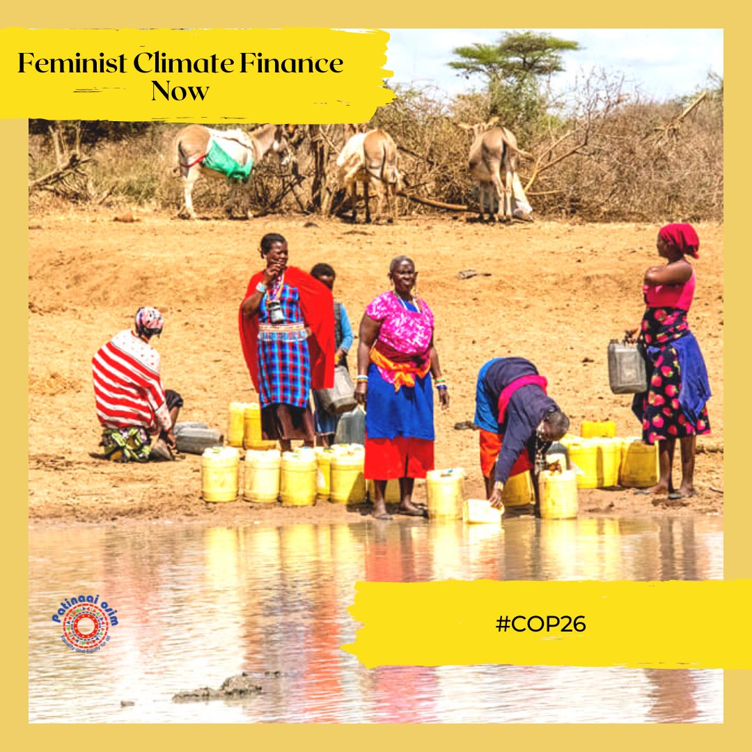 #Feminists in the global south need funding! Increase gender-responsive #ClimateFinance by building and ensuring channels of finance for #GenderJustClimateSolutions, Resourcing the #transformative solutions at the grassroots level globally #COP26 @COP26 
patinaaiosim.org/climate-change/