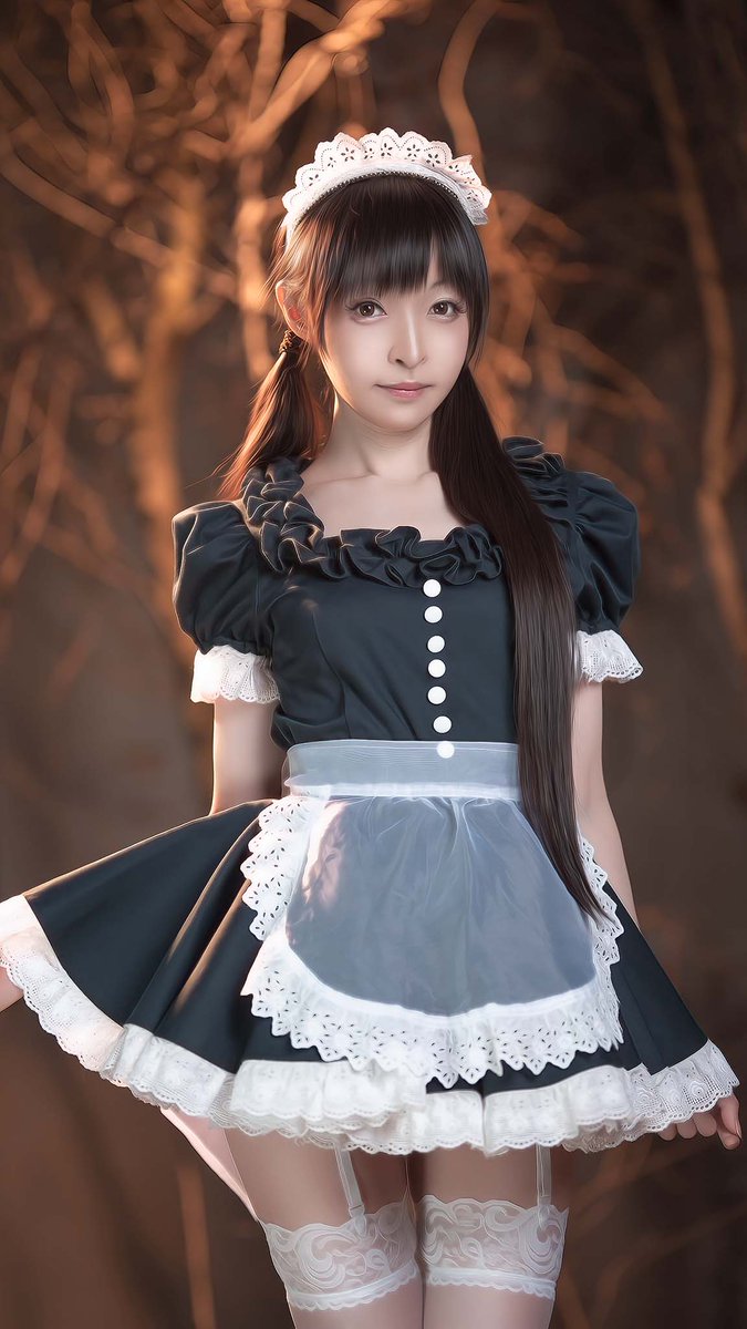 Toumi_pi's tweet photo. メイド2.5D https://t.co/cbffCDvF81