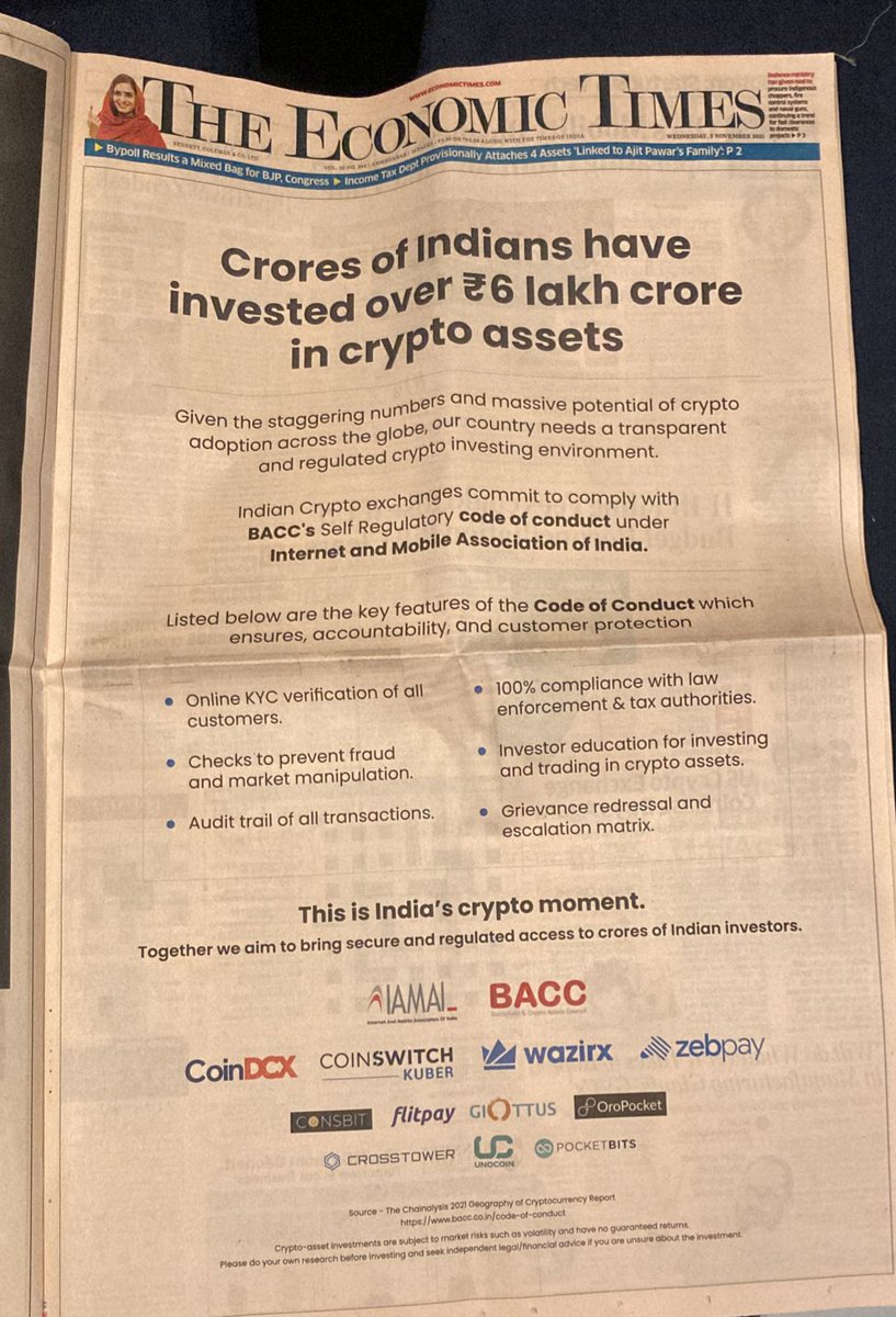 smtgpt's tweet photo. The industry has come together to spread awareness on #crypto.

Yes truly this is India's crypto moment https://t.co/I8TVRvhhvS