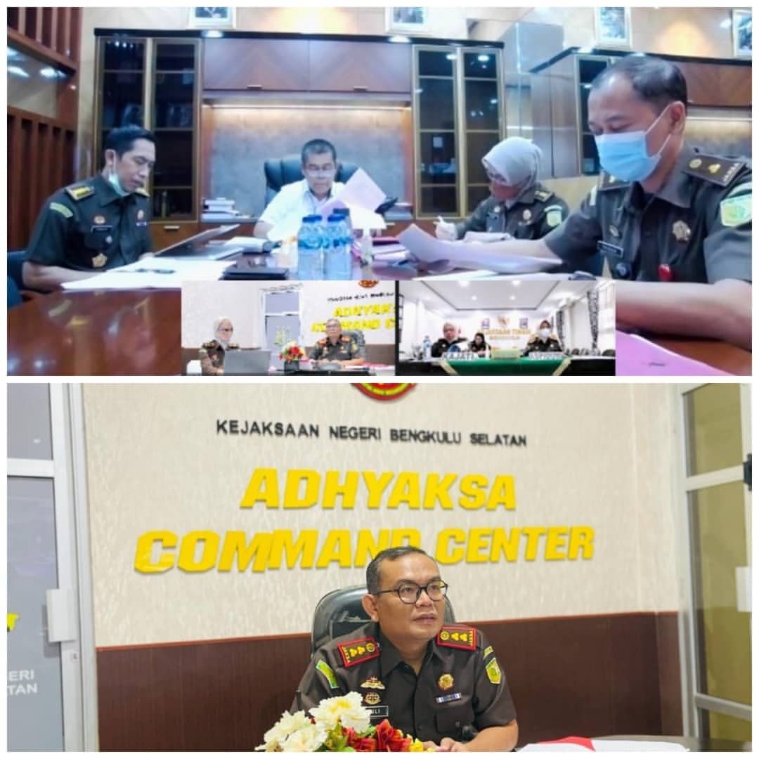 kejari_bs's tweet photo. Rabu,03/11/2021
Kepala Kejari BS Nauli Rahim Siregar SH,MH, Kasi Intel dan Jaksa Penuntut Umum Vicon Jam Pidum tentang RJ KDRT oleh Dir Oharda pada Jam Pidum, Kasubdit Prapenuntutan, Kasi wilayah 1, Kasi Wilayah 2 pada Jam Pidum. Juga dihadiri oleh Kajati Bengkulu, serta Jajaran. https://t.co/qmO2G90JBs