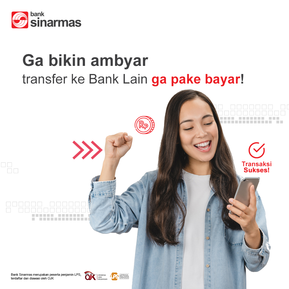 BankSinarmas's tweet photo. Gak perlu pakai aplikasi tambahan kalau cuma mau gratis biaya transfer ke bank lain.
Nikmati bebas biaya transfer ke Bank manapun dengan layanan SKN melalui SimobiPlus.
Info https://t.co/iUy7YB9yEI
#BankSinarmas #Biasakansekarangluarbiasananti #GratisTransfer #SimobiPlus https://t.co/dTZvTjxjjO