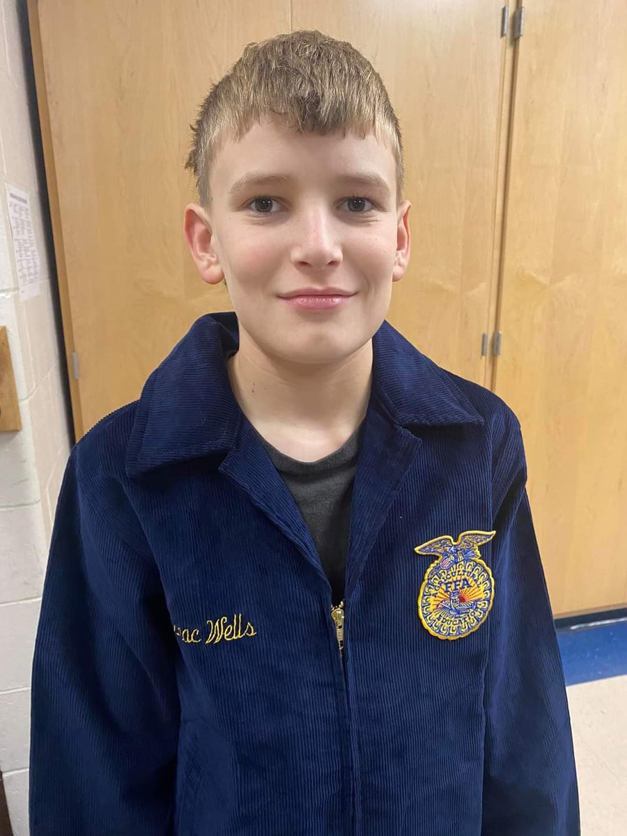 Morgan_FFA's tweet photo. We are excited to watch you grow into your jackets, both physically and as leaders in the organization.💙💛 The future of Morgan FFA is bright! https://t.co/bjuDO8mxez