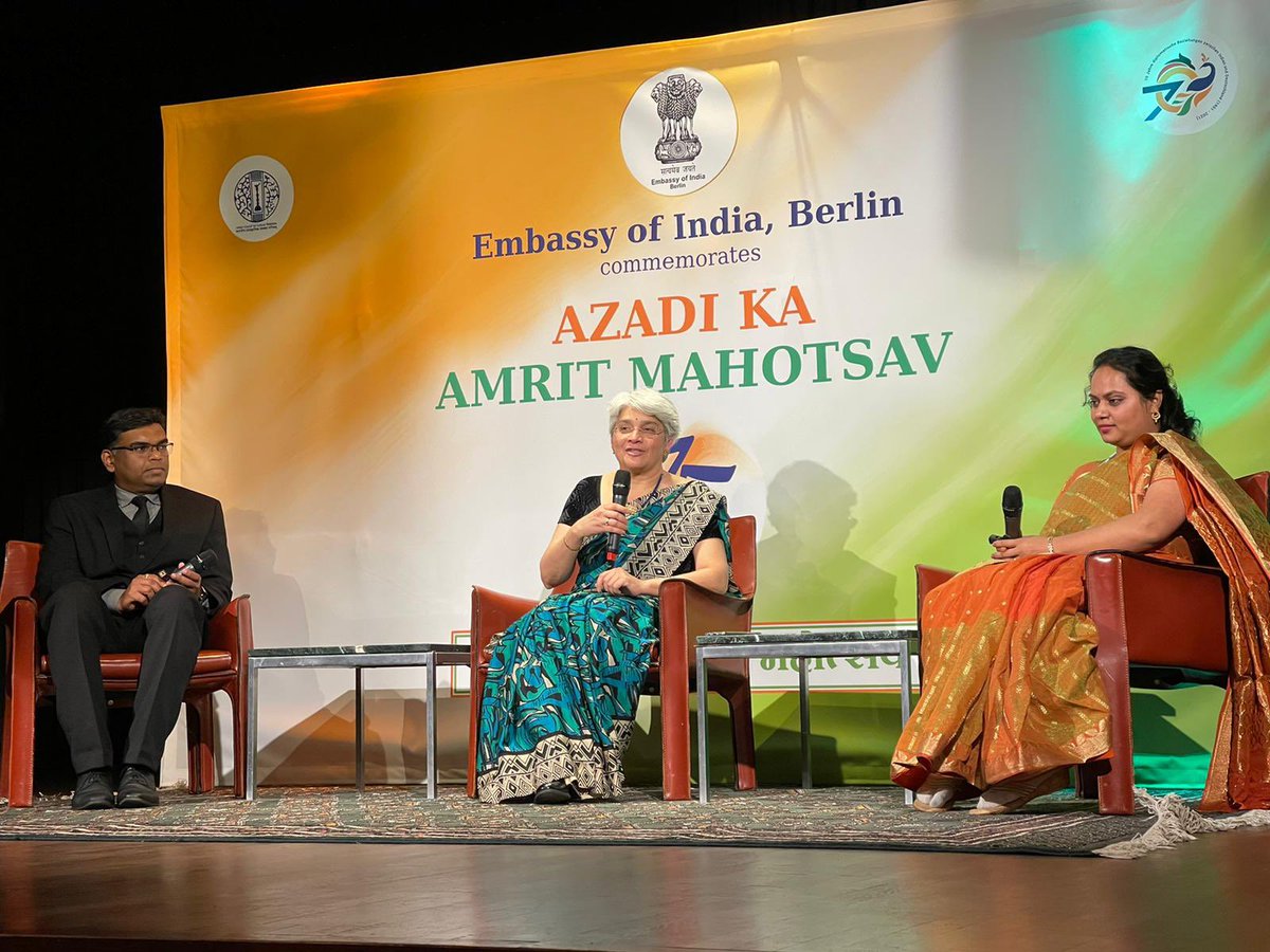 SandeepNairDr's tweet photo. Thank you all for making the Ayurveda Day event at Indian Embassy Berlin a grand success.  #AyurvedaForPoshan
#AzadiKaAmritMahotsav
#AyurvedaDay @eoiberlin @moayush @gauravs_IRS https://t.co/wc9N0DCj3e