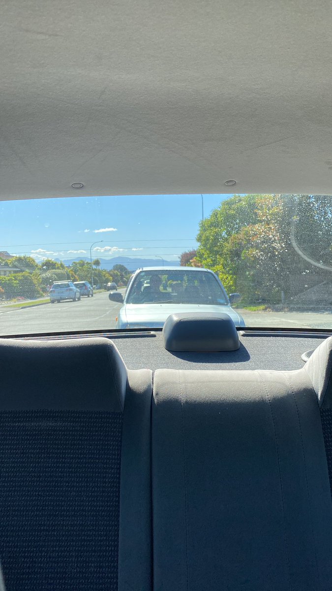 overendswag's tweet photo. No matter how long I wait at the intersection for a gap big enough for both of us… Lucy always gets left behind. #slow #loser #wholetmeontheroad #havelike3dentsinmycar #mazdalove #murtle #garbagedisposalonwheels #ilovedriving https://t.co/lkR72C2UrZ