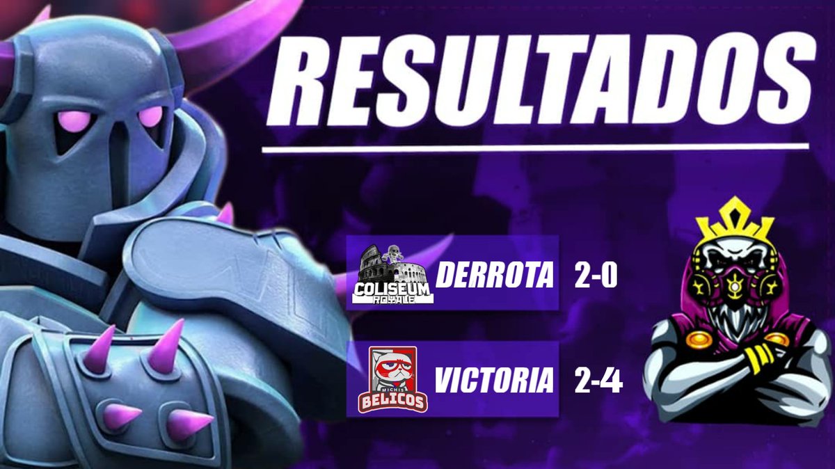 #Resultado | #ClashRoyale

Fueron 2 buenos partidos, GG WP!!!

🏆 @OriginnewsC
🆚 <a href="/TeamColiseum_/">Coliseum Royale CR</a>
📌 Ronda 1
📊 0-2

🏆 <a href="/ToxicCup3/">Toxic_Cup</a>
🆚 <a href="/BelicosMichis/">Michis Bélicos 🐈</a>
📌 Jornada 1
📊 4-2
🏅 <a href="/Juan04TM/">Juan</a>

GG WP!