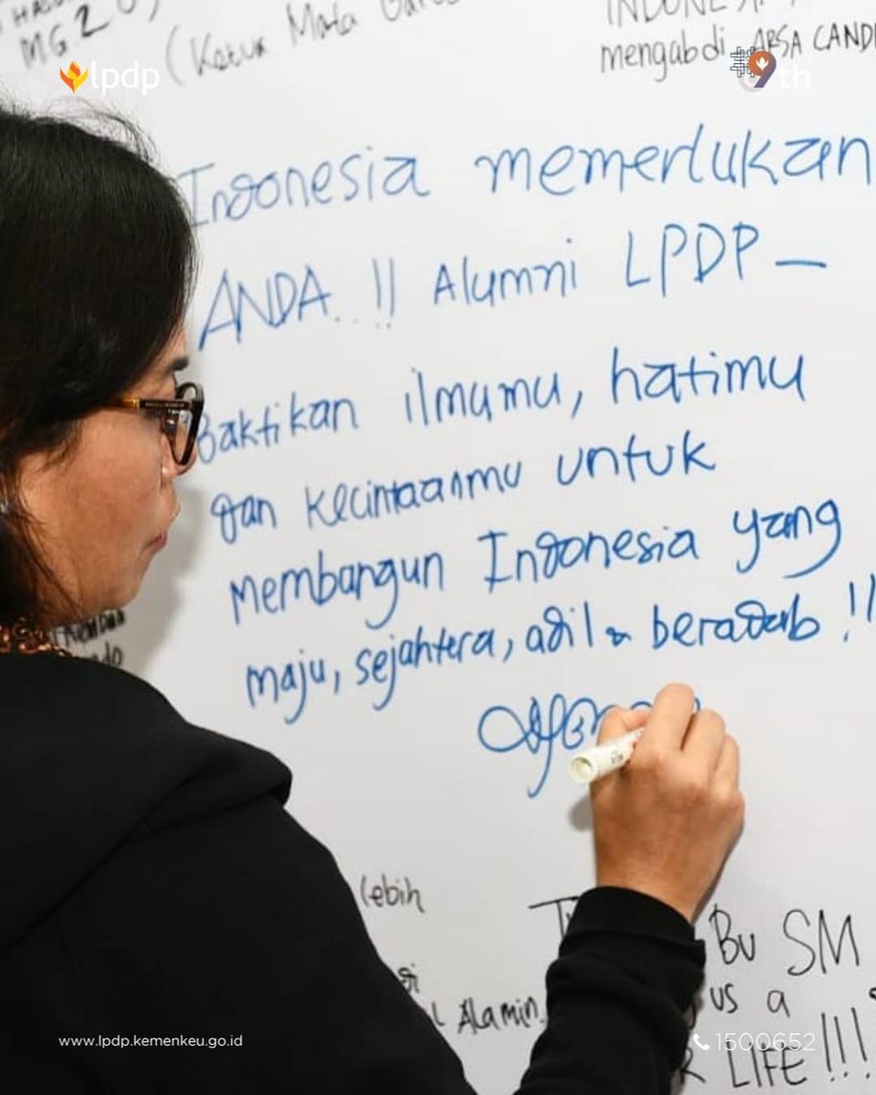 LPDP_RI's tweet photo. Selamat datang alumni LPDP, Anda adalah aset negara!

Selamat bersantap siang #LPDPrens
Sabtu lalu, kita menyambut kelulusan para Awardee LPDP yang telah menuntaskan studinya di berbagai perguruan tinggi terbaik dalam dan luar negeri

Apa saja pesan Bu Menteri untuk mereka? https://t.co/p7pvmufb3l