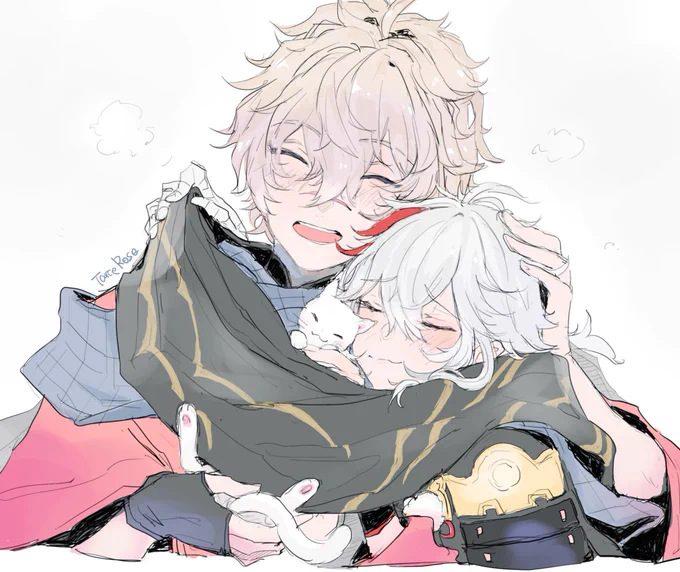 こうすればあったかいでござろう～!!! 友万 
