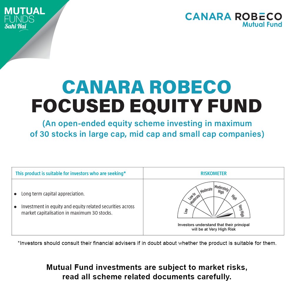 CanaraRobeco's tweet photo. Want to add value to your #finances, this Diwali?  Aim for potential market gain with Canara Robeco Focused Equity Fund.
Know more: https://t.co/z7nPaKHPEd
#HappyDiwali #focusedequity #equity #MutualFundsSahiHai https://t.co/64DJxo5BkZ