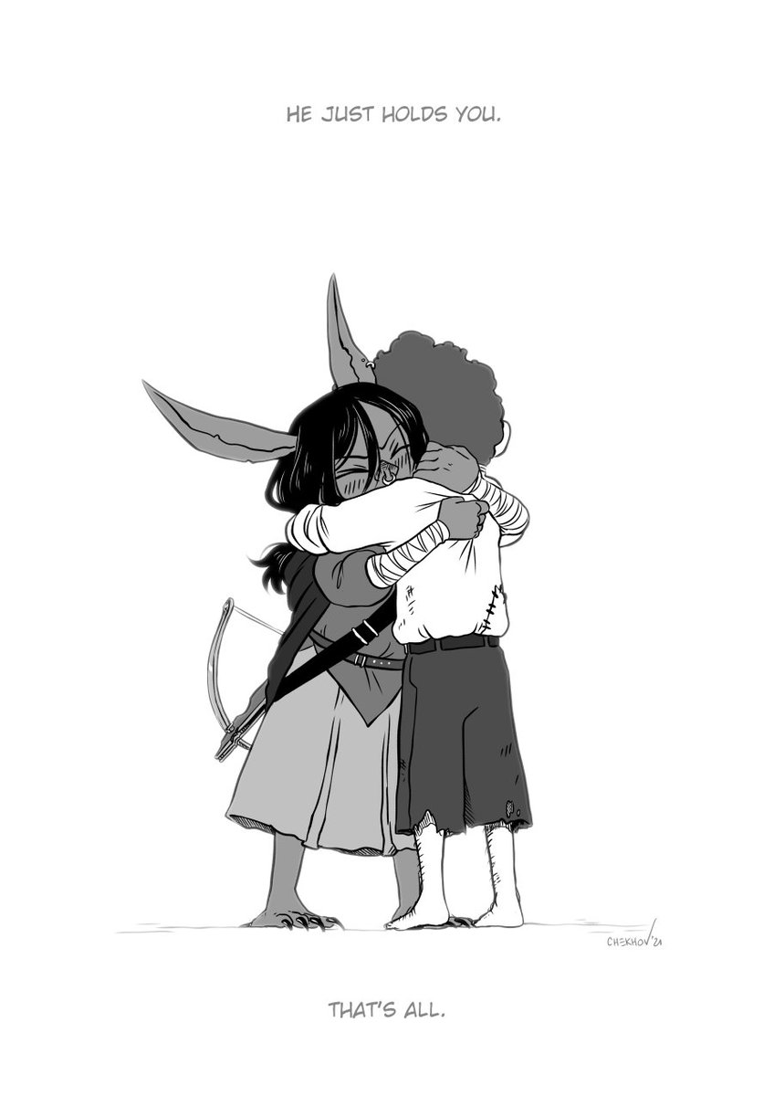the_chekhov's tweet photo. *spoilers for CR2 EP57*
#mightynein #CriticalRole

Their reunion made me cry, and this is my retaliation. https://t.co/gvrEB8aND0