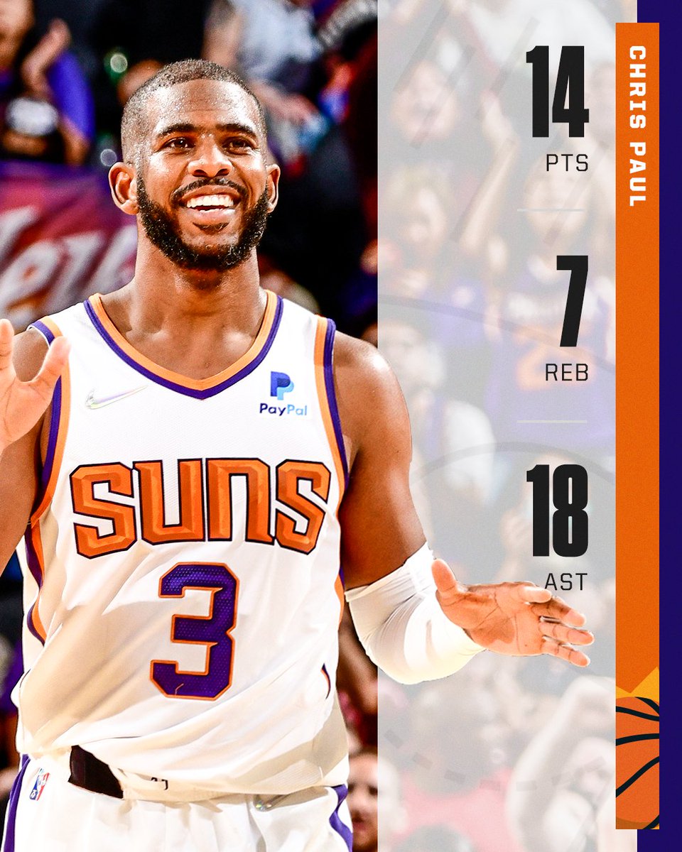The Point Gawd dished out 18 assists vs. the Pelicans 🔥 <a href="/CP3/">Chris Paul</a>