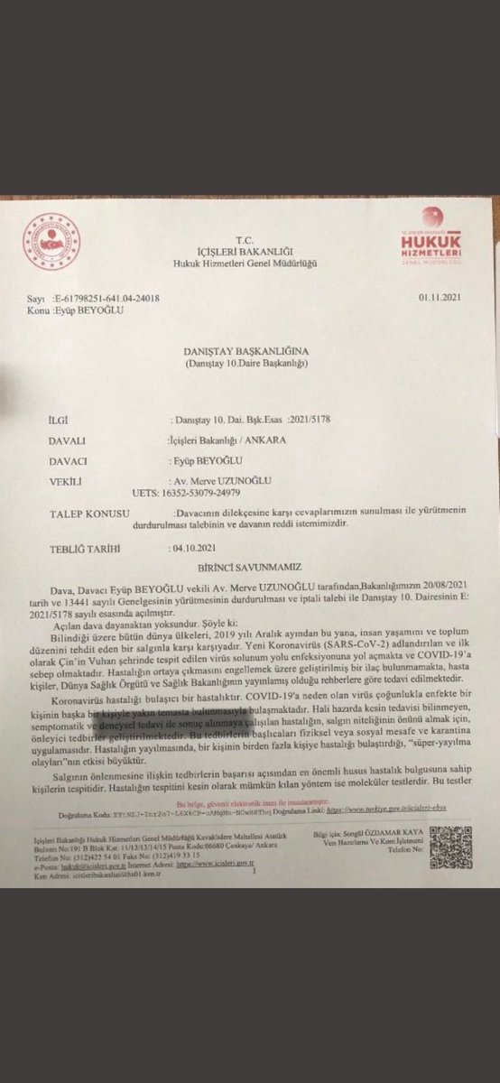 #HayallerGerçekOldu
İçişleri Bakanlığı ortada bir aşı olmadığını deneysel çalışma olduğunu kabul etmiş