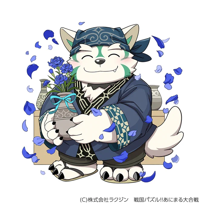 『戦国パズル!!あにまる大合戦(https://t.co/s9SCKeoIP9)』の『真氷・陶芸家・コシャマイン』『真魔・幼稚部先生・野見宿禰(※こちらは9月公開でした)』のイラストを担当させていただきました!アンケートご投票ありがとうございました～! #パズあに 