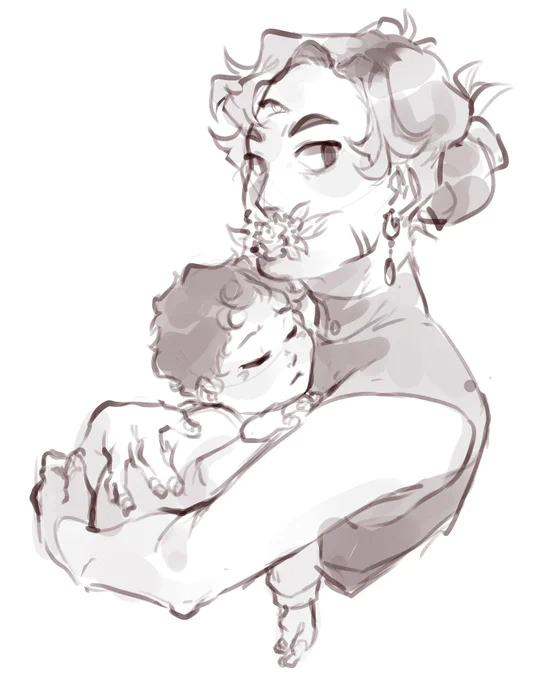 Sometimes I do in fact draw my OCs 