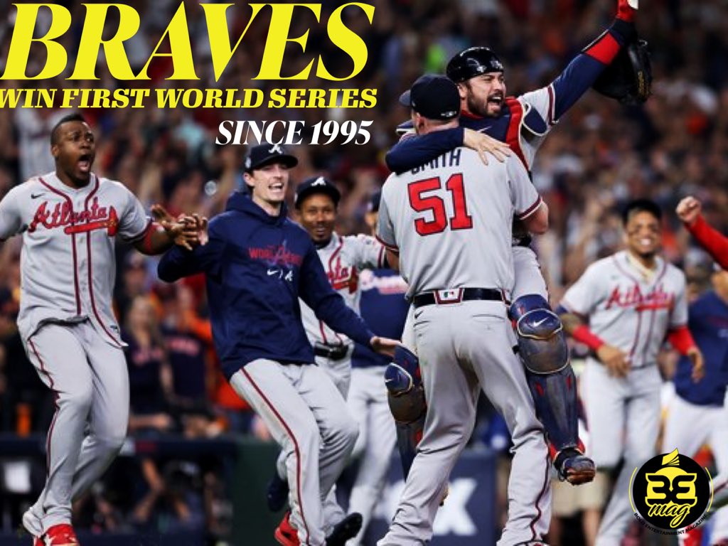 BEmagz4's tweet photo. The #Braves of Atlanta won 7-0 over the #Astros, to become Champions for the 4th time. https://t.co/jKovNiS4lM