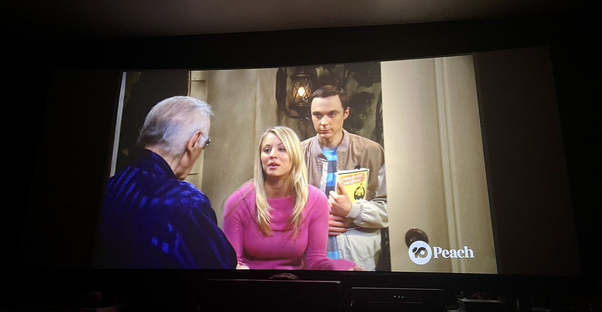 ALTNyulaszi's tweet photo. Watching The Big Bang Theory rerun because Stan Lee was there. We miss him. We also miss Sheldon &amp; the gang. #TBBT #StanLee #Marvel ♥️ https://t.co/tjK5oCq7FT