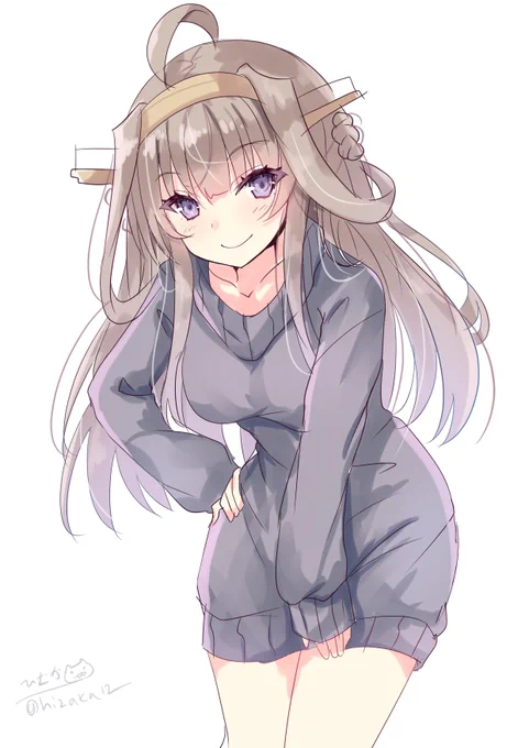 「へーい!遊びにいくでーす!」セーター金剛ちゃん
#艦これ版深夜の真剣お絵描き60分一本勝負
#艦これ版真剣お絵描き60分一本勝負_20211102 