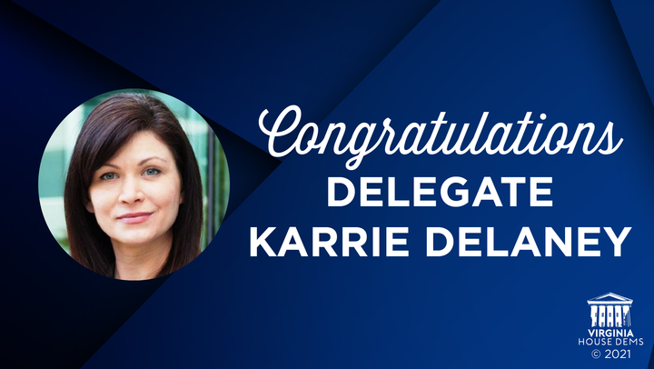 💙Congrats Delegate <a href="/KarrieKDelaney/">Karrie Delaney</a> on winning re-election in HD 67! She’s always been invested in her local community — from economic growth to education to her commitment to victims’ rights. We’re thrilled to see what more she’ll accomplish in Richmond in her next term.