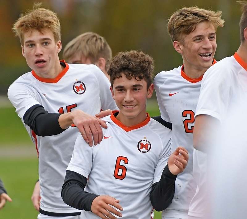 thedayct's tweet photo. Montville boys beat St. Bernard to reach ECC Div. II soccer final. https://t.co/XtxbzxZ3LR https://t.co/dbdzMXUDGn