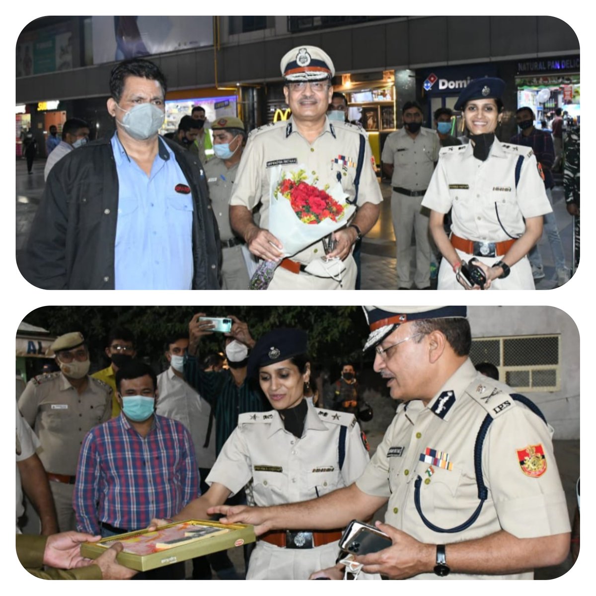 Extensive foot patrol in the area of Preet Vihar Sub Division during which Shri Depender Pathak, IPS Spl. CP Law &amp; Order Zone-1 also interacted with Members of EYES AND EARS and our Praharis appreciating their valuable contribution and boosted their morale 
#Prahari
<a href="/DelhiPolice/">Delhi Police</a>