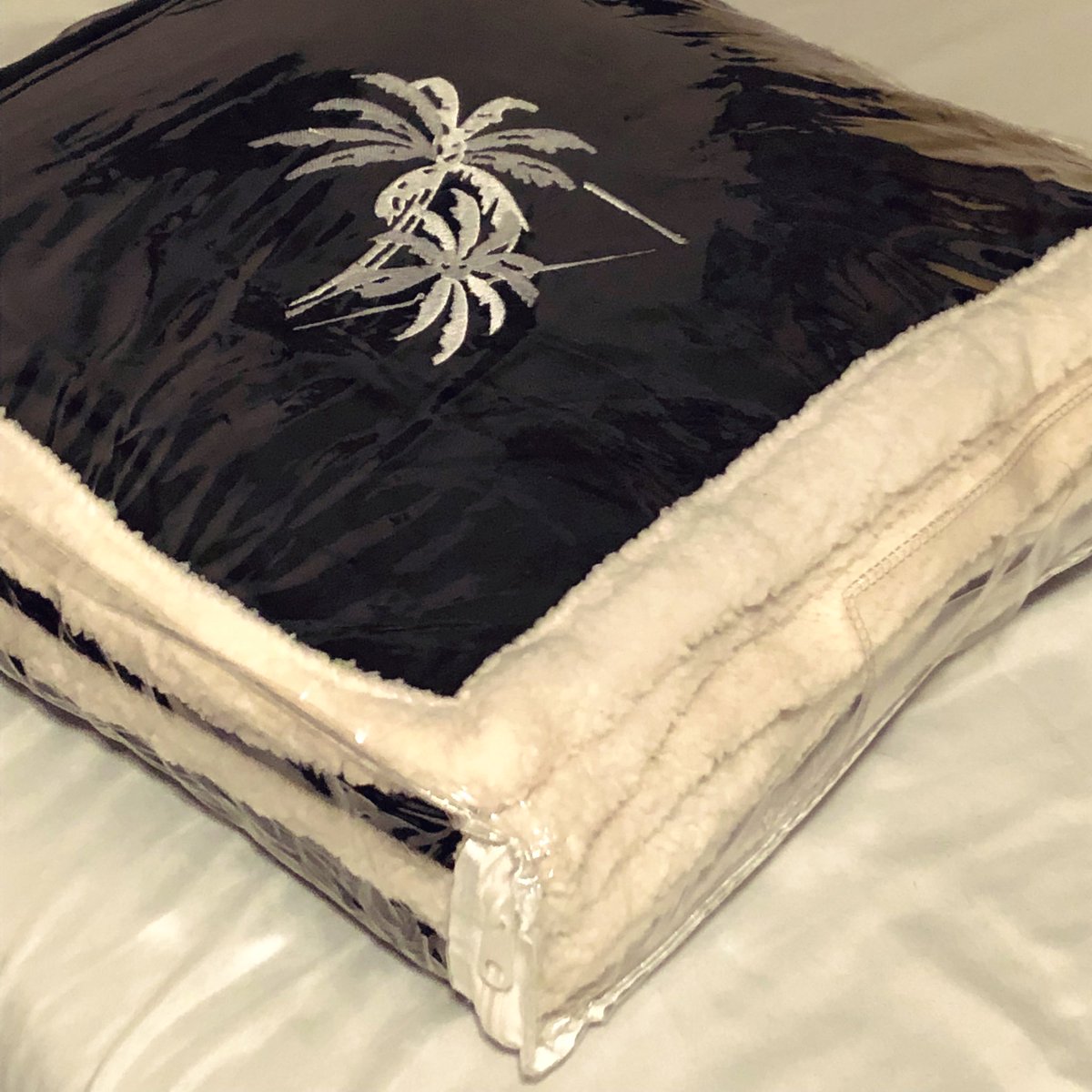 SeunieDaze's tweet photo. & Finally now my new blanket! I thought it’d be more like my Mark or Youngjae throws,
better yet it’s fluffy & warm suitable for winter ☺️❄️
& gotta say I love the addition that it came in it’s own resealable storage bag 💚
#JAYBxREPRESENT
#GOT7 #갓세븐
#JAYB #재범 #제이비 https://t.co/u0QW8GdqKa