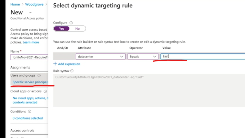 SantasaloJoosua's tweet photo. Fresh out of MSIgnite - @sarahhandler presents new features coming to Azure AD Conditional Access! My favorite will be Conditional Access Policy Conditions for Service Principals (AKA workload identities) https://t.co/0C3FPcZWVn https://t.co/VkDHua5TtS