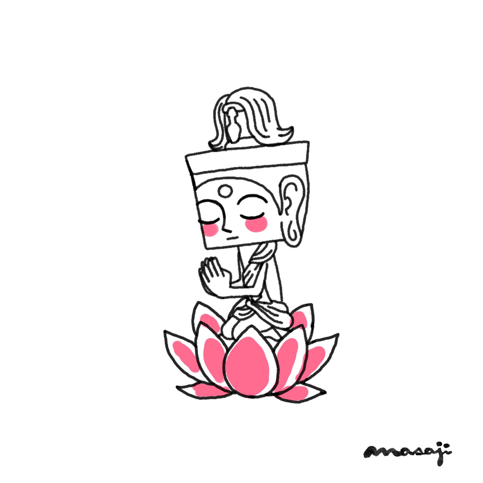 仏像イラスト Twitter Search Twitter
