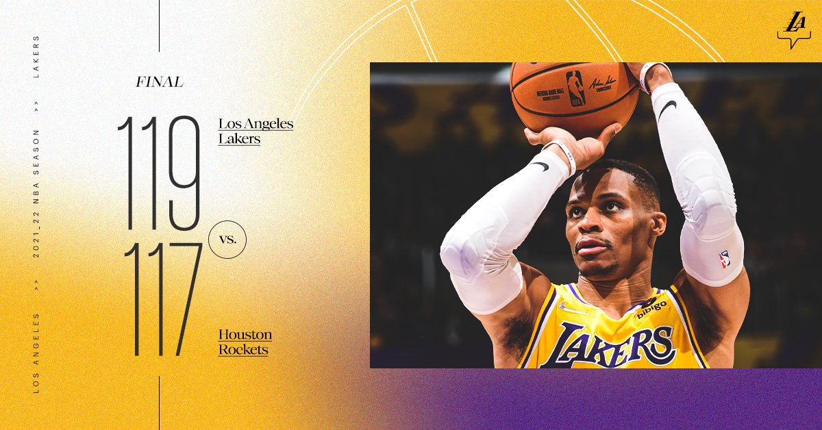 Lakers's tweet photo. That'll do. #LakersWin https://t.co/CxX2zHizXy