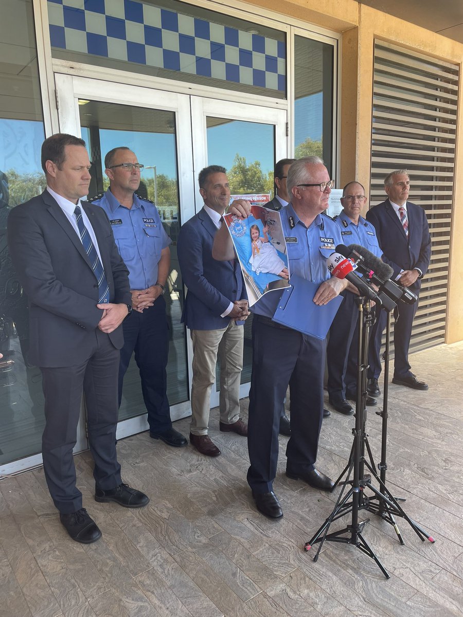Police Commissioner Chris Dawson: 

We never gave up hope, Cleo’s family never gave up hope. @10NewsFirst @10NewsFirstPER